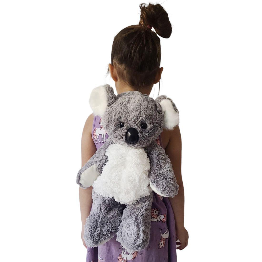 Empire Cove Kids School Mini Backpack Furry Dinosaur Sloth Dragon Koala Book Bag-Dinosaur-