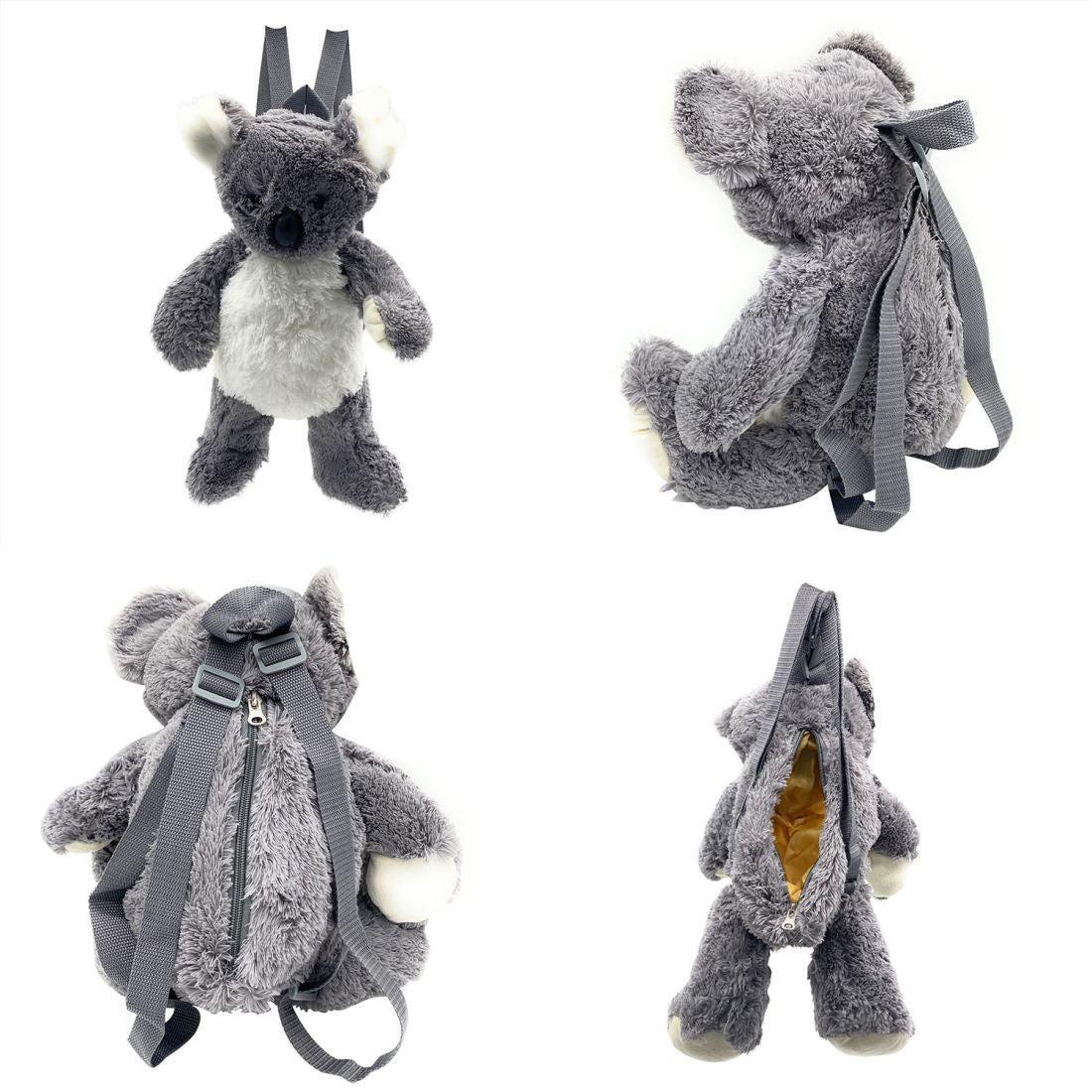Empire Cove Kids School Mini Backpack Furry Dinosaur Sloth Dragon Koala Book Bag-Dinosaur-