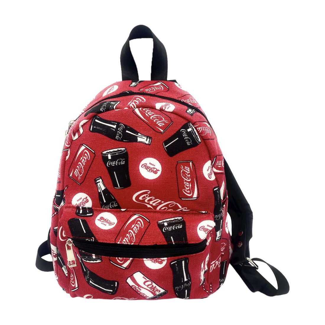 coca cola backpack herschel Coca Cola Mini Backpack Coke Canvas School Bags Stylish Design Book Ba – Casaba Shop