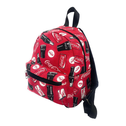 Coca Cola Mini Backpack Coke Canvas School Bags Stylish Design Book Bags Travel-