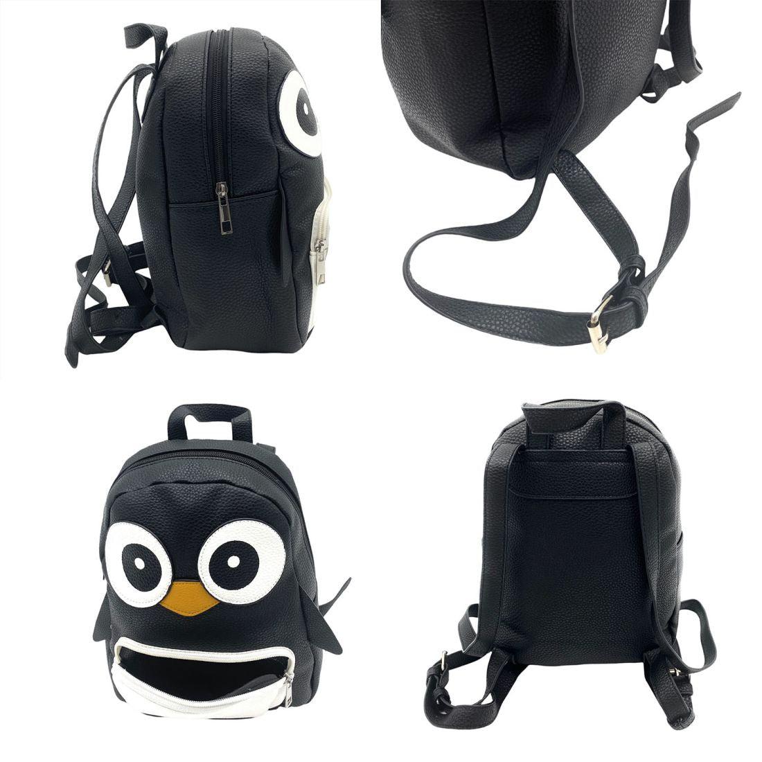 Empire Cove Wide Eyed Penguin Mini Backpack School Book Bags Cute Animals Girls-
