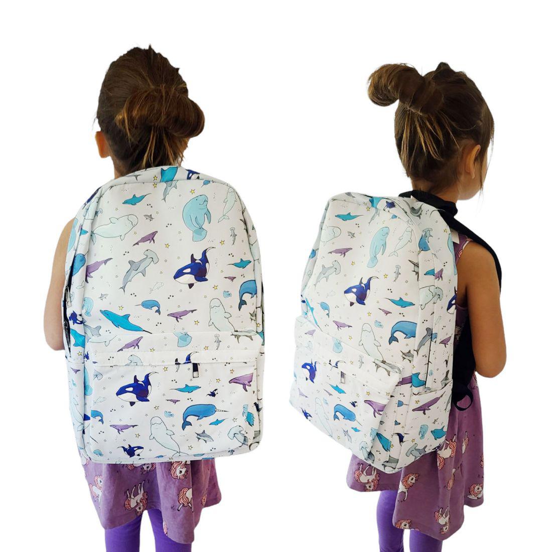 Empire Cove Back to School Backpack Shark Sealife Sloth Dino Sea Turtle Book Bag-School-