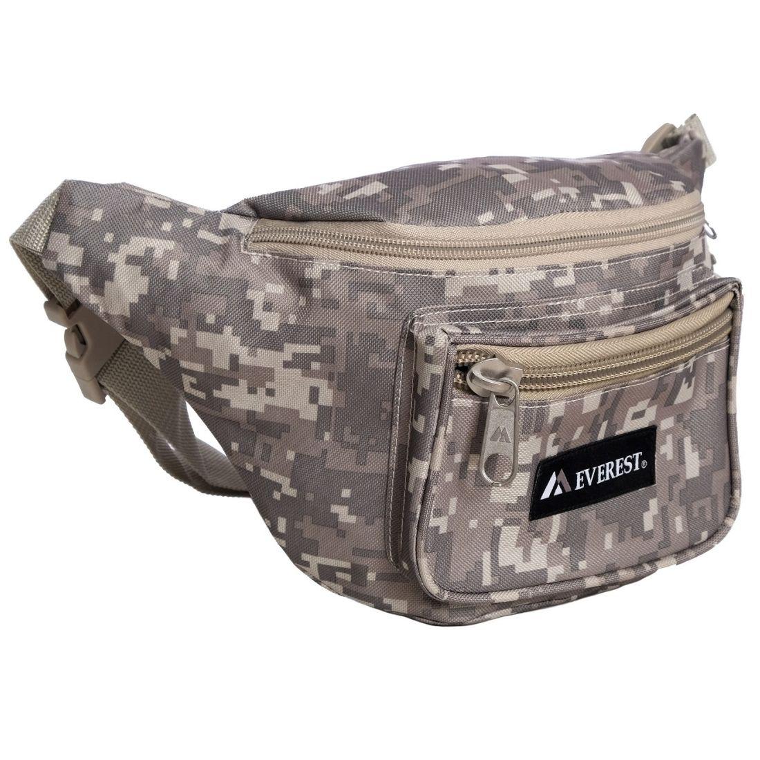 Everest Digital Camouflage Waist Fanny Pack-Medium-