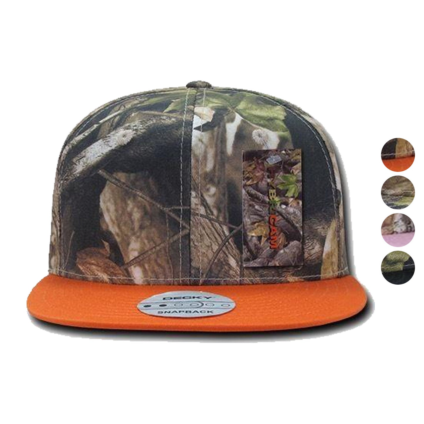 Decky Camouflage Hybricam Retro Flat Bill Snapback Baseball Caps Hats-GBR-