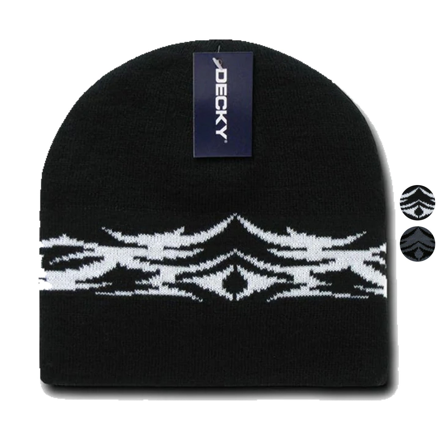 1 Dozen Decky Tribal Design Beanies Caps Hats Knitted Ski Skull Winter Wholesale-