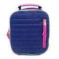 Empire Cove Vertical Insulated Lunch Bag Quilted Cooler Food Tote Picnic Travel-Pink-