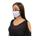 Made in USA Face Masks Mouth Nose Washable Reusable Double Layer Mask Cotton Cloth Blend-White-