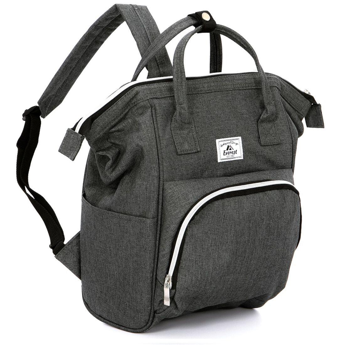 Everest Mini Backpack Handbag-Black-