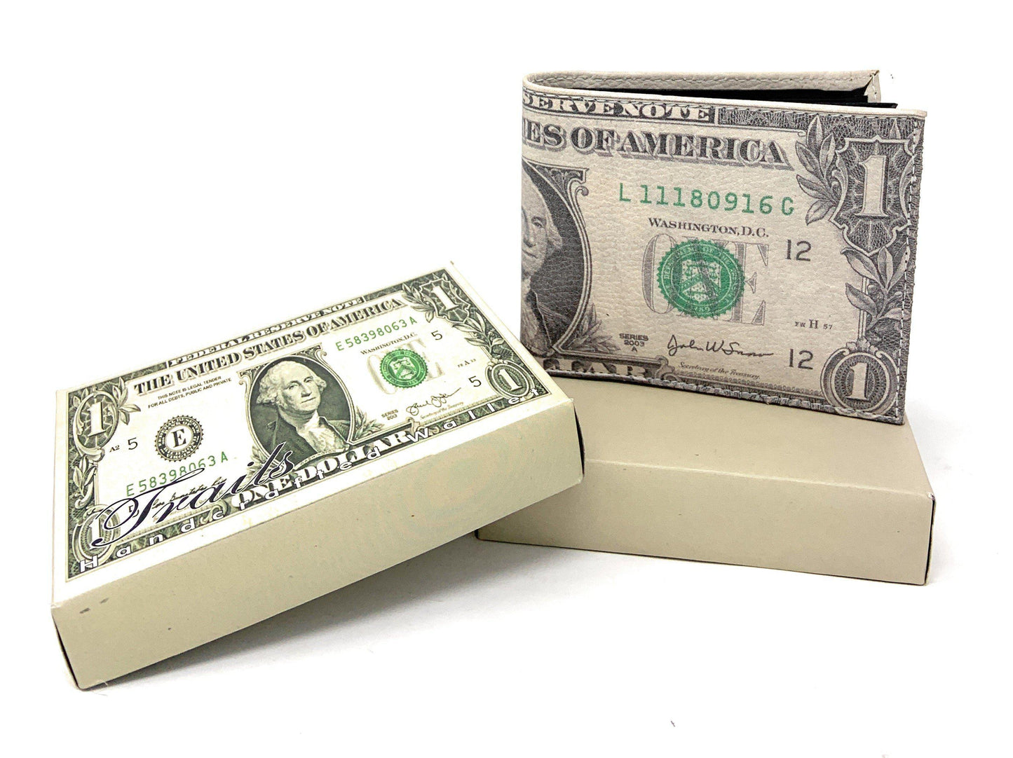 Printed Designs Bifold Wallets In Gift Box Cash Card Id Slots Mens Womens Youth-1 DOLLAR-