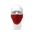 Cotton Face Mask Single Ply Washable Reusable Soft Cloth Masks Mouth Nose Ear-Red-