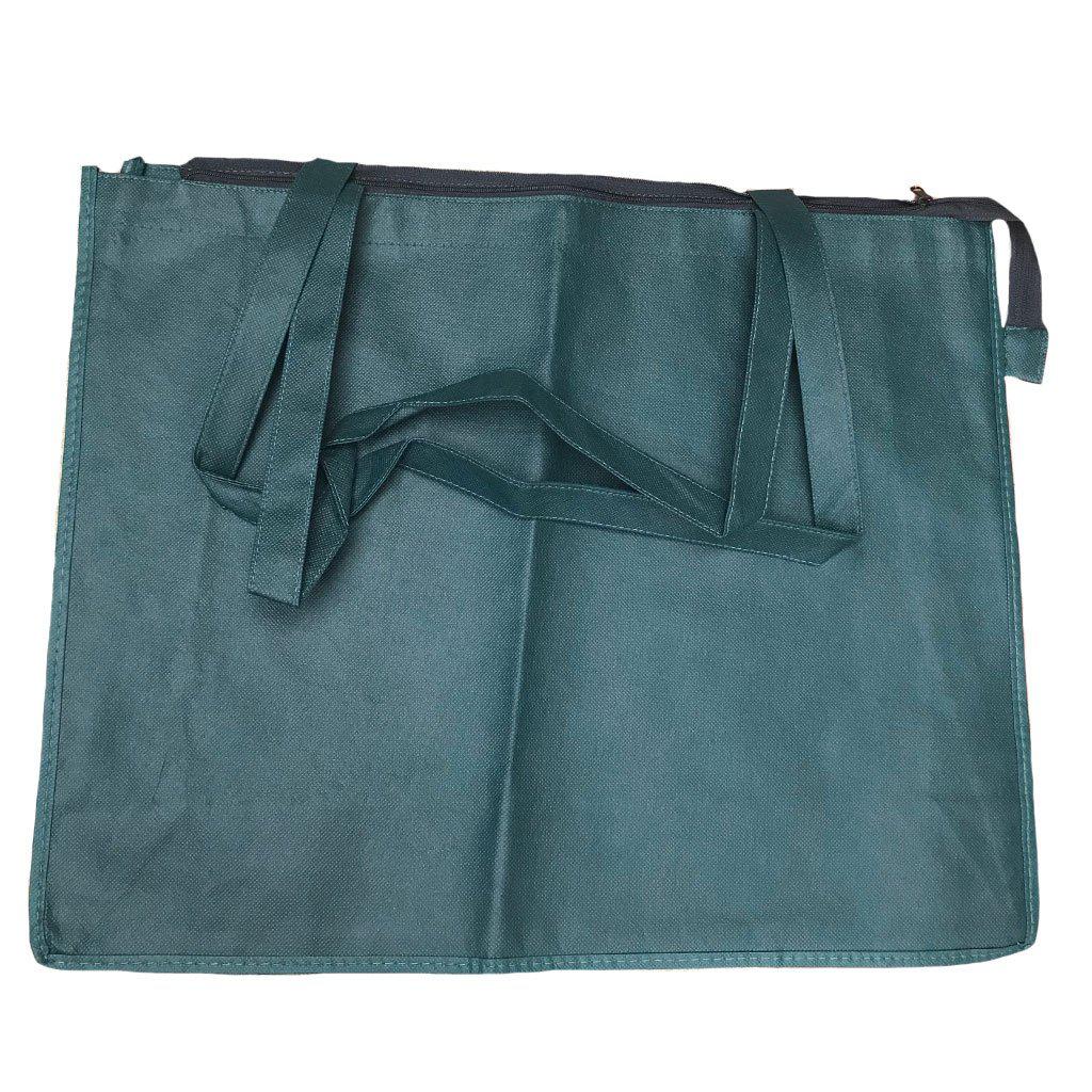 1 Dozen Large Big 20inch Zippered Reusable Grocery Shopping Tote Bags With Gusset Wholesale Bulk-