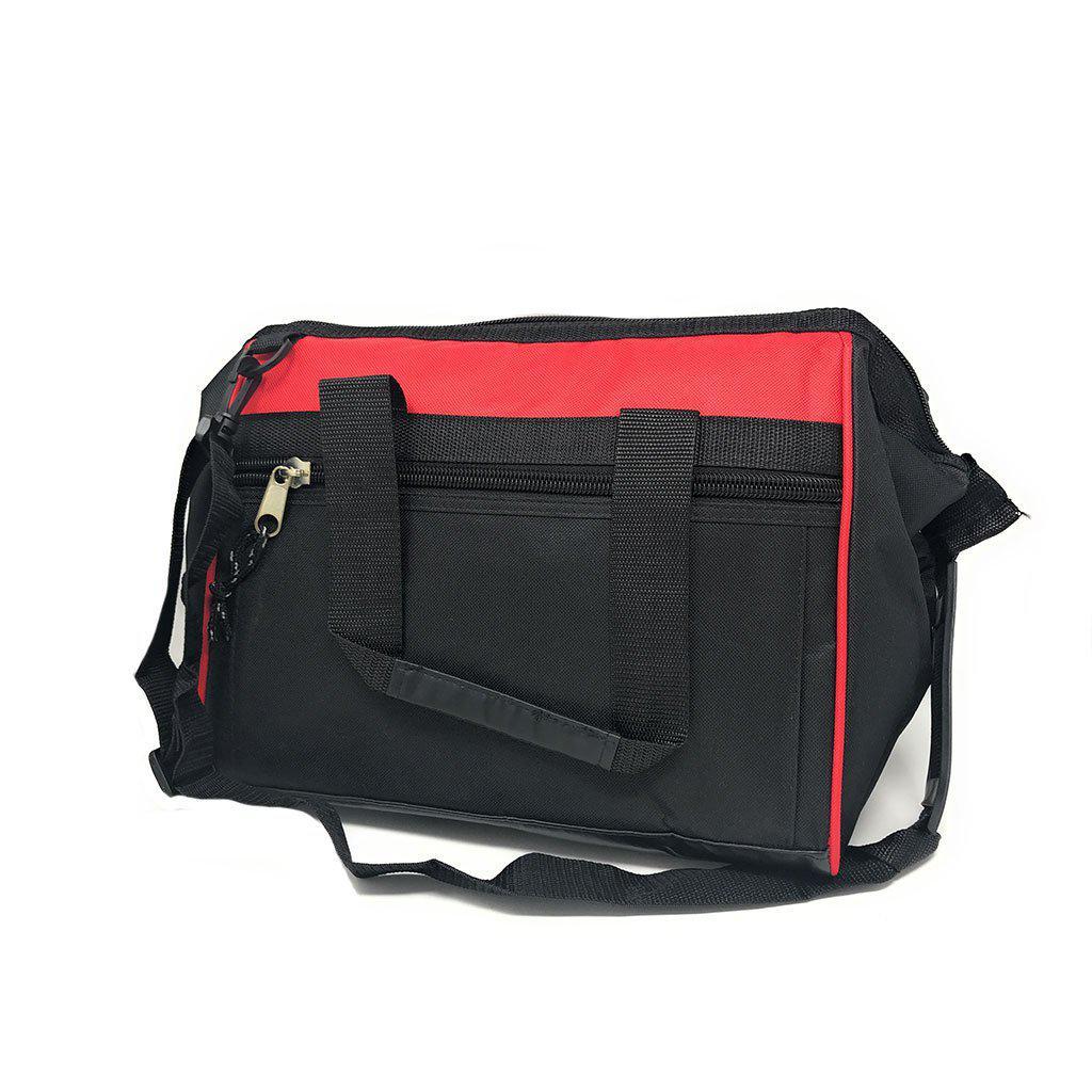 Big Large Cooler Lunch Box Bag Wide Mouth Straps Picnic Beer Drink Water 14inch-RED / BLACK-