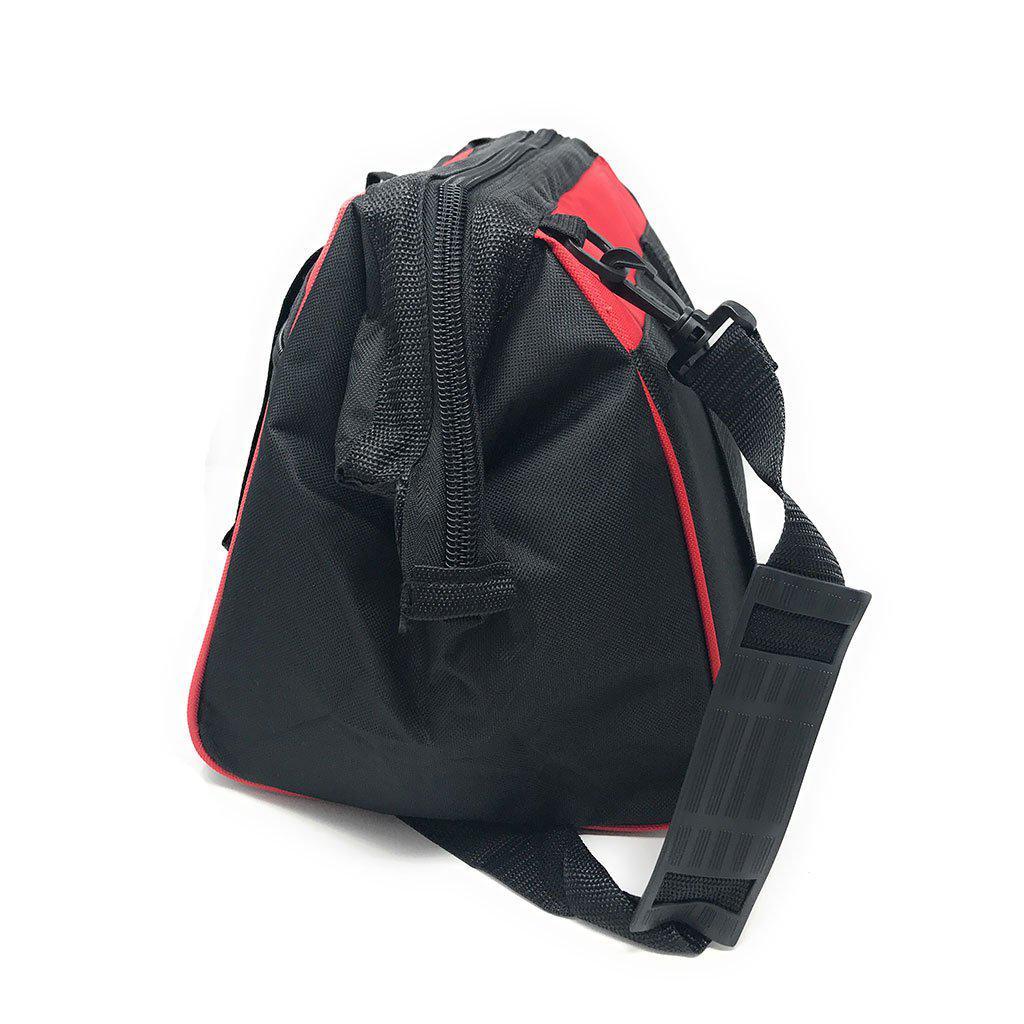 Big Large Cooler Lunch Box Bag Wide Mouth Straps Picnic Beer Drink Water 14inch-RED / BLACK-