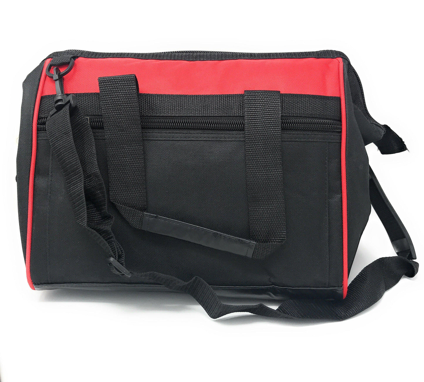 Big Large Cooler Lunch Box Bag Wide Mouth Straps Picnic Beer Drink Water 14inch-RED / BLACK-