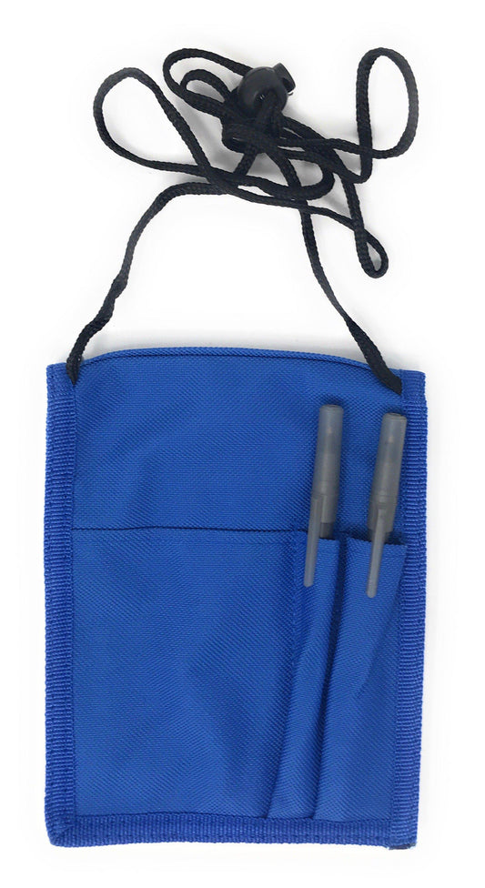 Lot Of 5 Conference Badge ID Cards W/Pen Holders Show Meeting 600D Polyester-