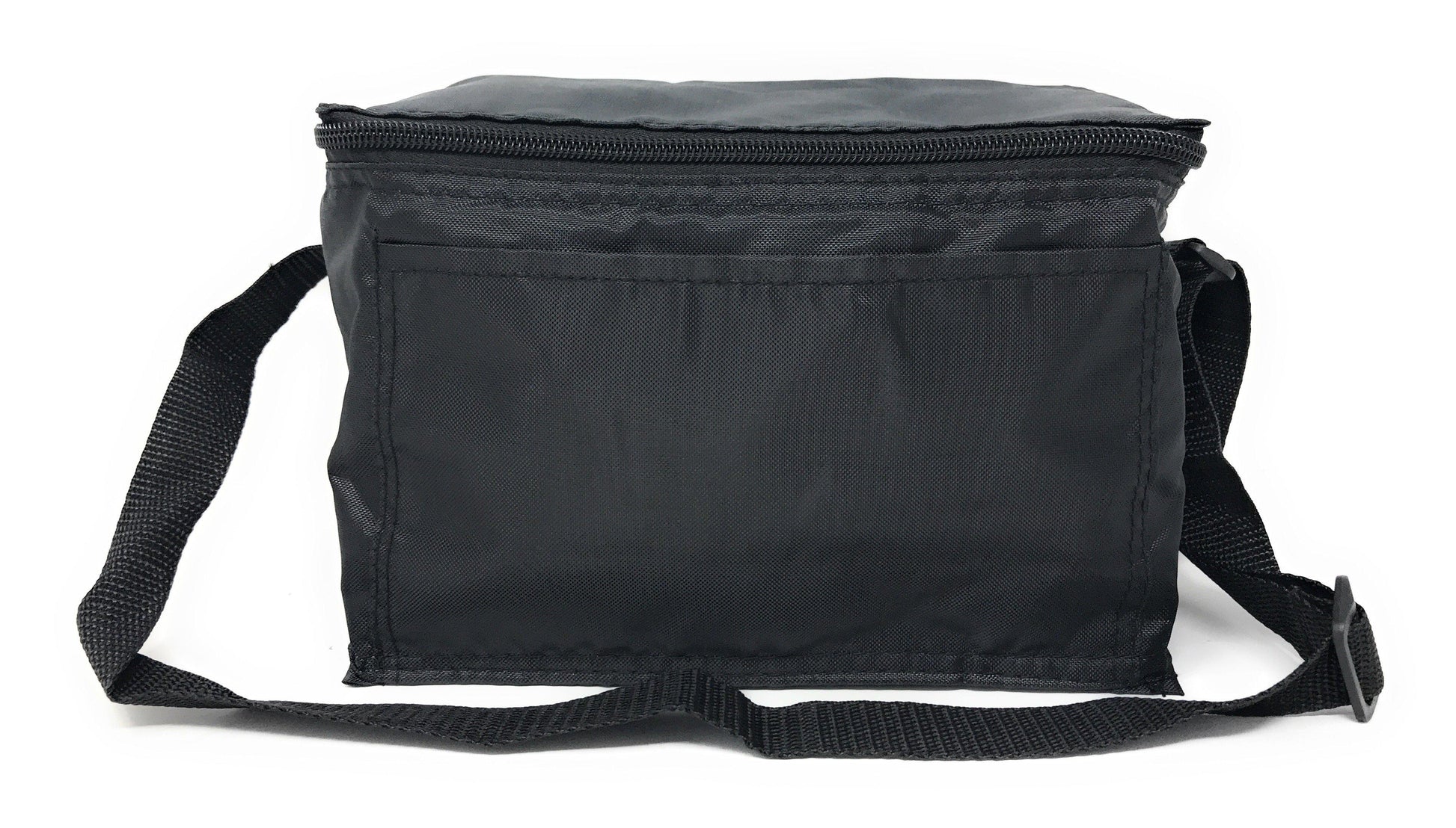 Insulated Cooler Lunch Box Bag 6 Pack Picnic Beer Drink Water 9 X 6-1/4inch-Black-