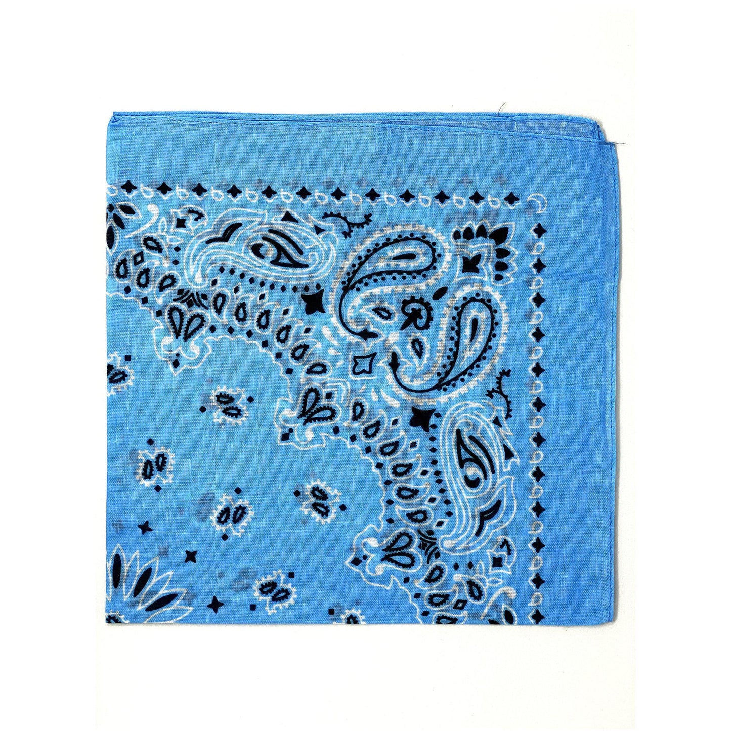 1 Dozen Bandanas Assorted Paisley 100% Cotton Cloth Face Mask Scarf Washable-Dark Colors - Assorted-