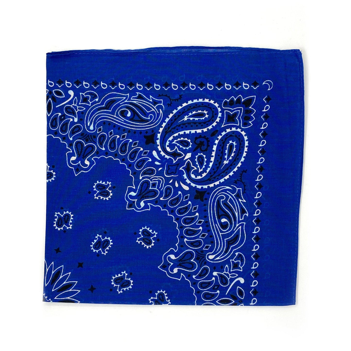 1 Dozen Bandanas Assorted Paisley 100% Cotton Cloth Face Mask Scarf Washable-Dark Colors - Assorted-