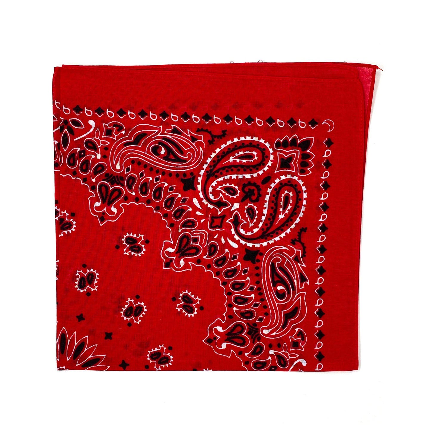 1 Dozen Bandanas Assorted Paisley 100% Cotton Cloth Face Mask Scarf Washable-Dark Colors - Assorted-