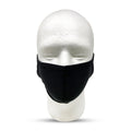 Cotton Face Mask Single Ply Washable Reusable Soft Cloth Masks Mouth Nose Ear-Black-