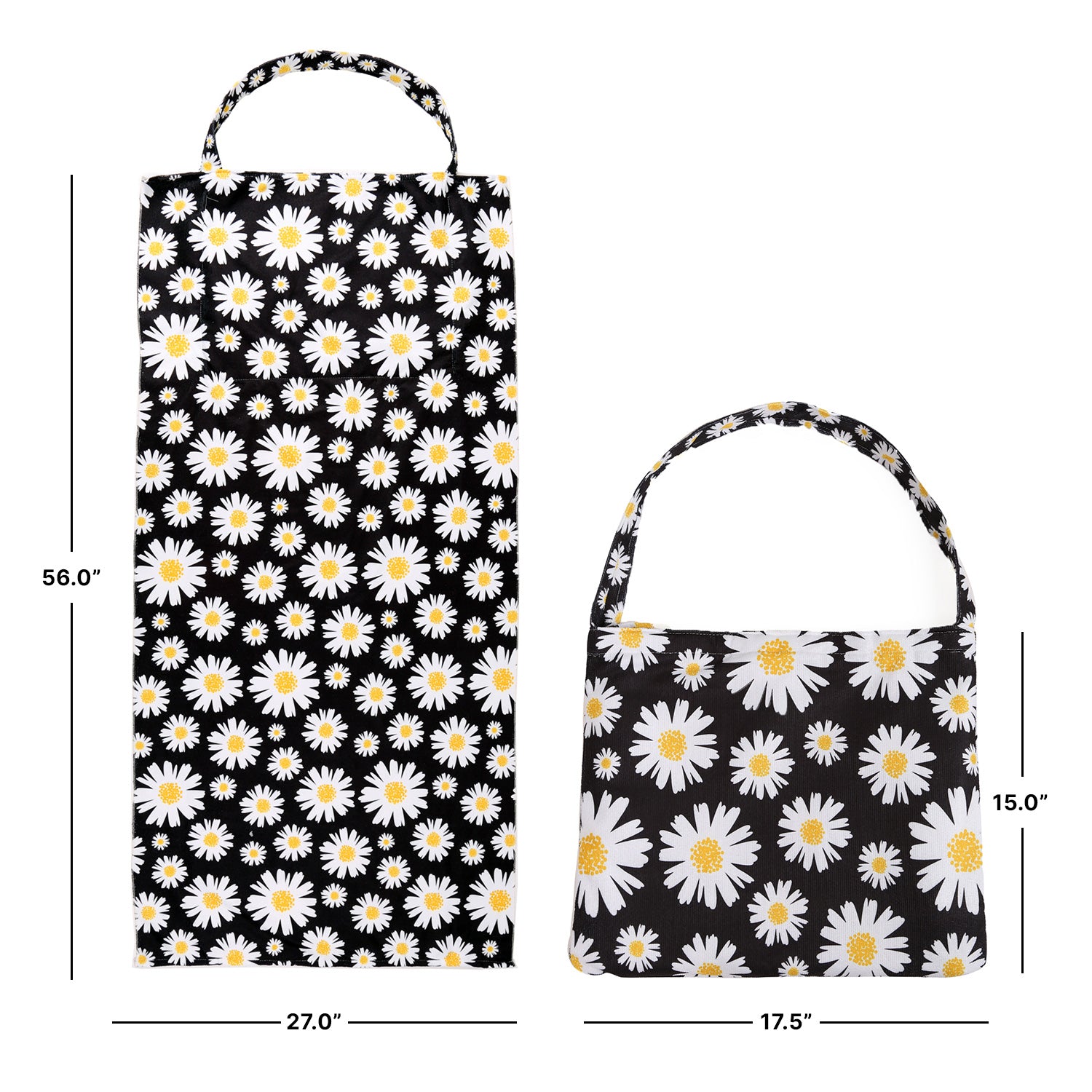 Empire Cove 2 in 1 Convertible Beach Towel Tote Bag Shoulder Bag Pool Swim-Sunflower-