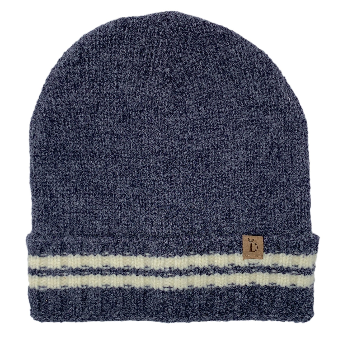 Empire Cove Winter Knit Striped Beanie-Blue-
