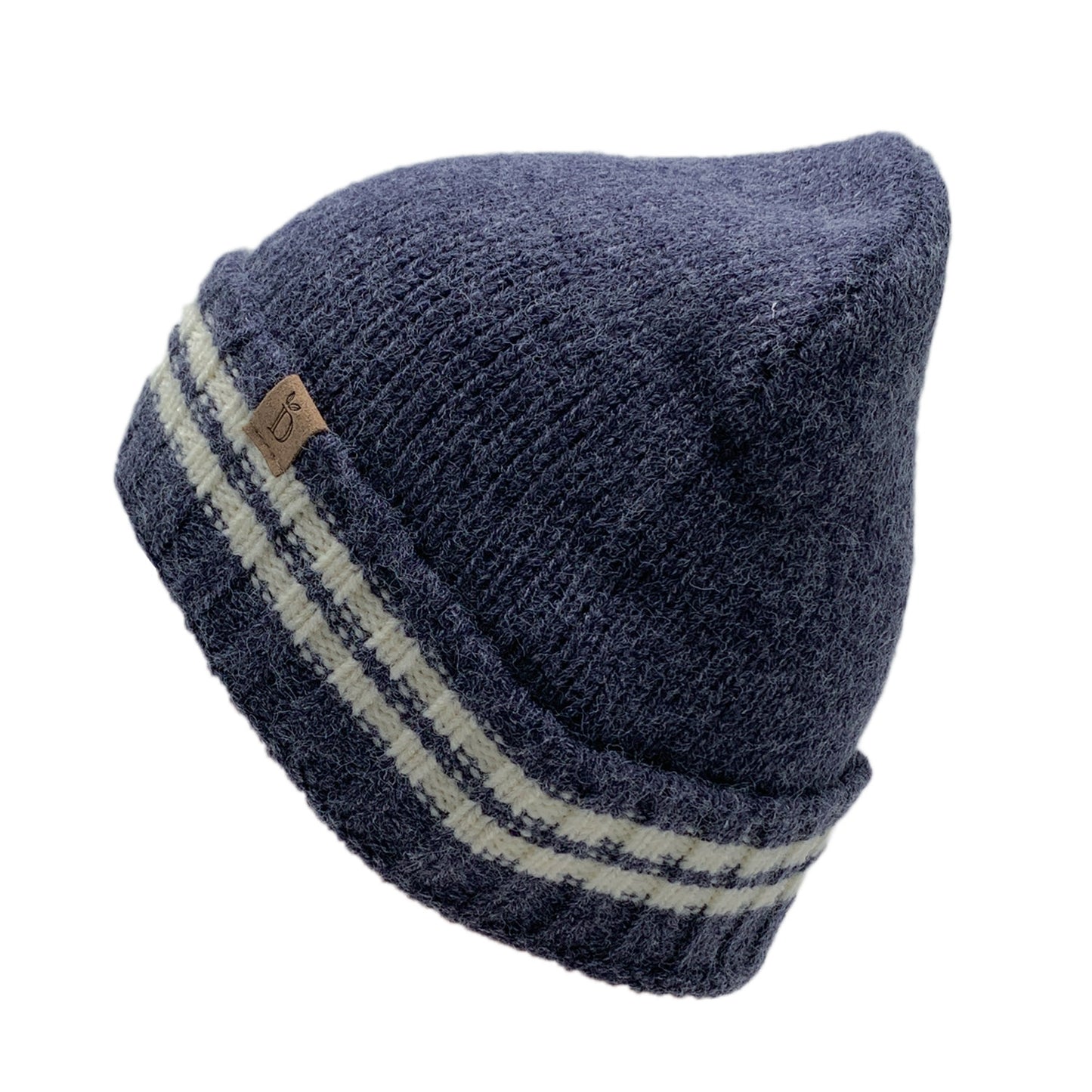 Empire Cove Winter Knit Striped Beanie-Black-