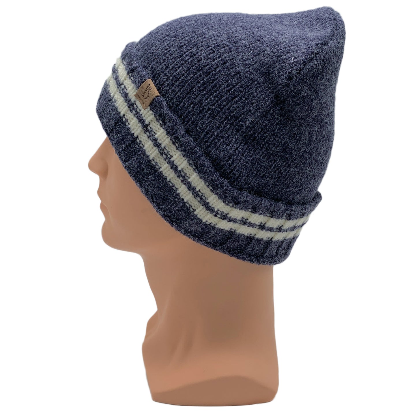 Empire Cove Winter Knit Striped Beanie-Black-
