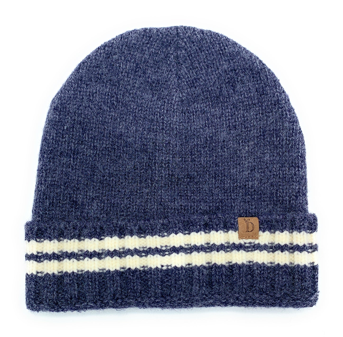Empire Cove Winter Knit Striped Beanie-Black-