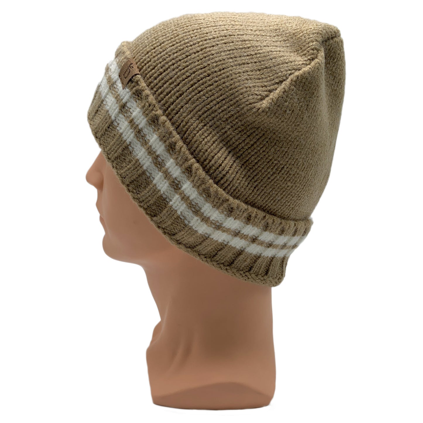 Empire Cove Winter Knit Striped Beanie-Black-