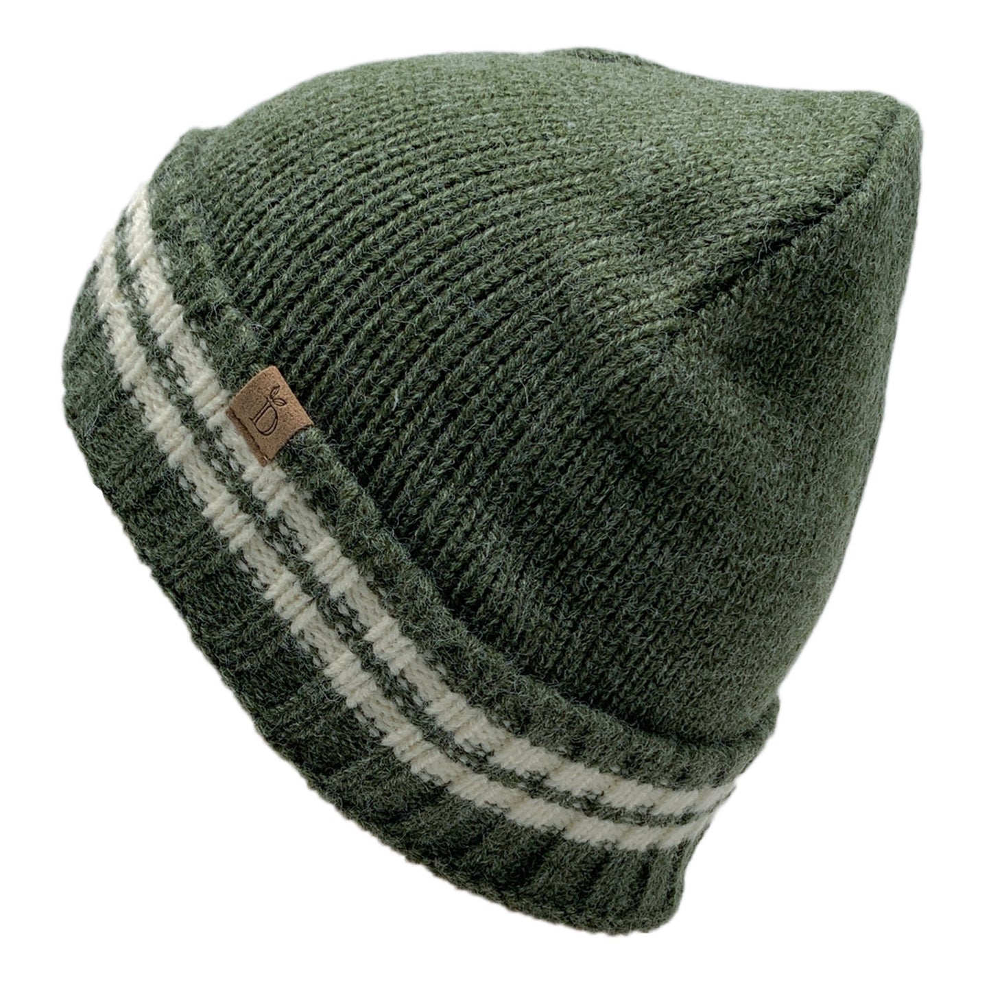 Empire Cove Winter Knit Striped Beanie-Black-