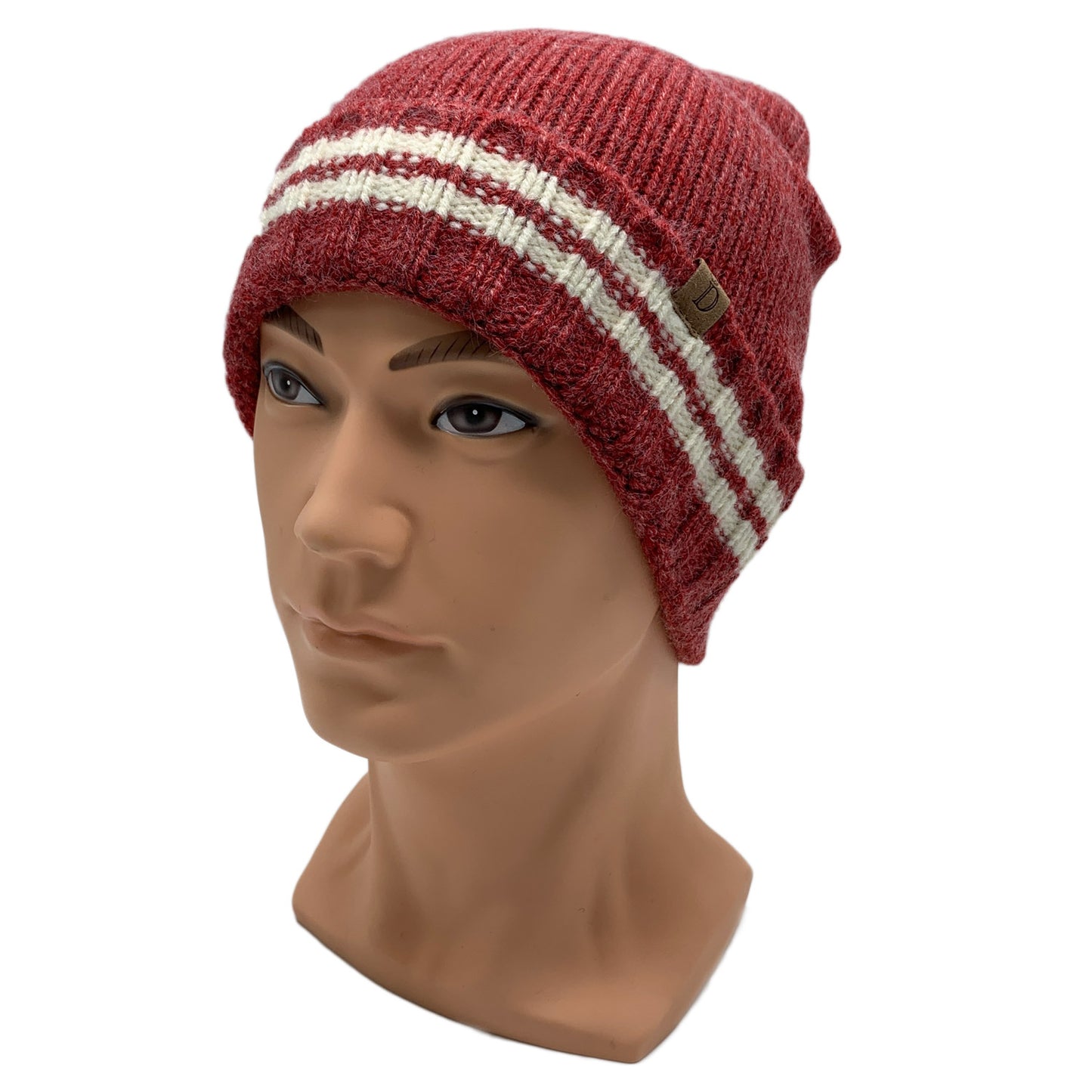 Empire Cove Winter Knit Striped Beanie-Black-