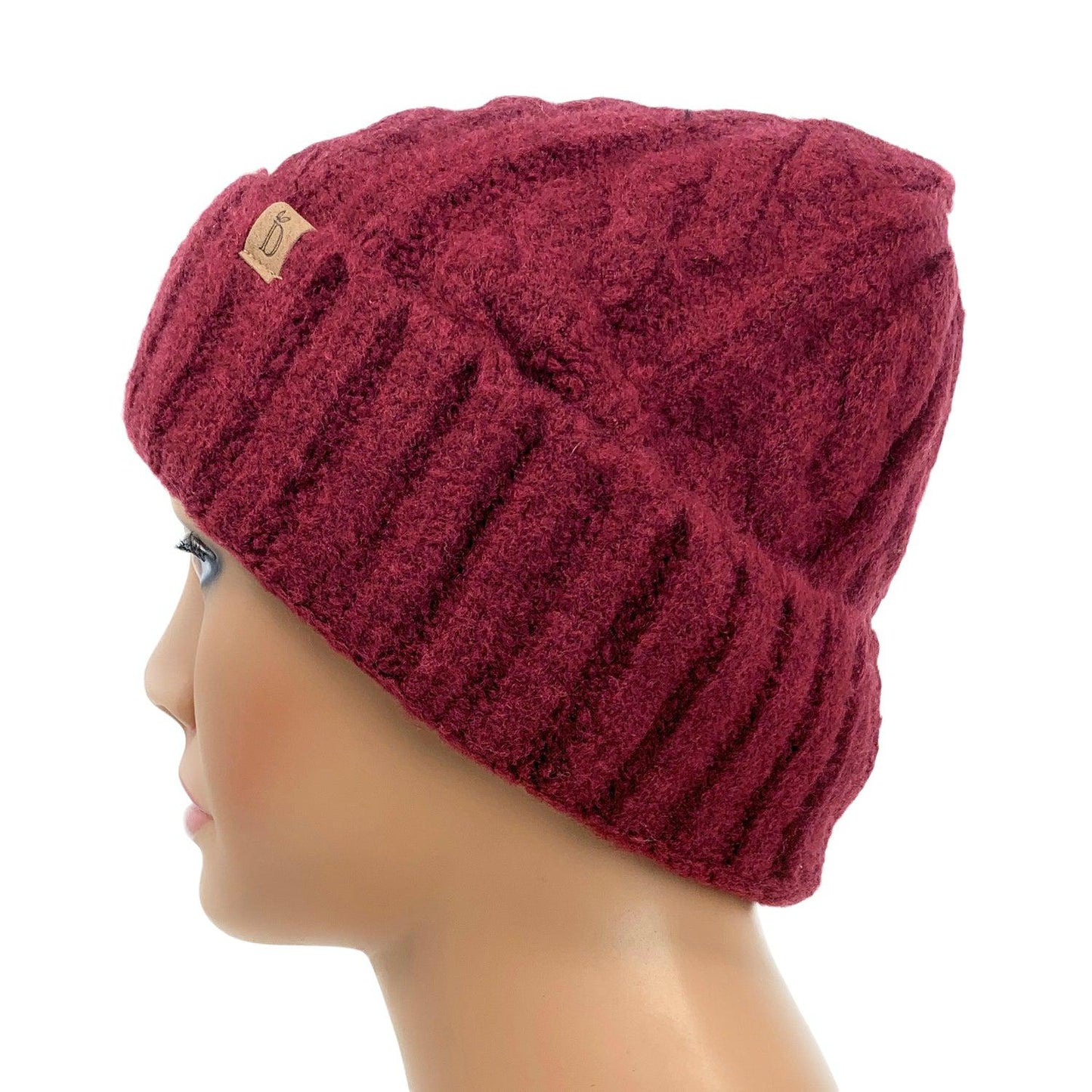 Empire Cove Winter Cable Knit Cuff Beanie-Black-