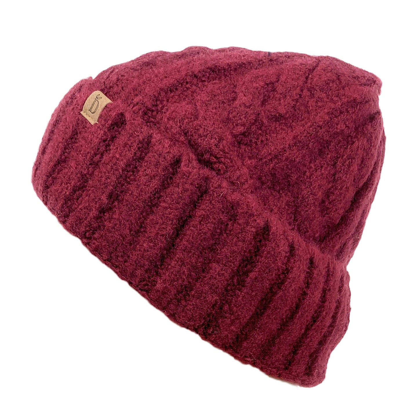 Empire Cove Winter Cable Knit Cuff Beanie-Black-