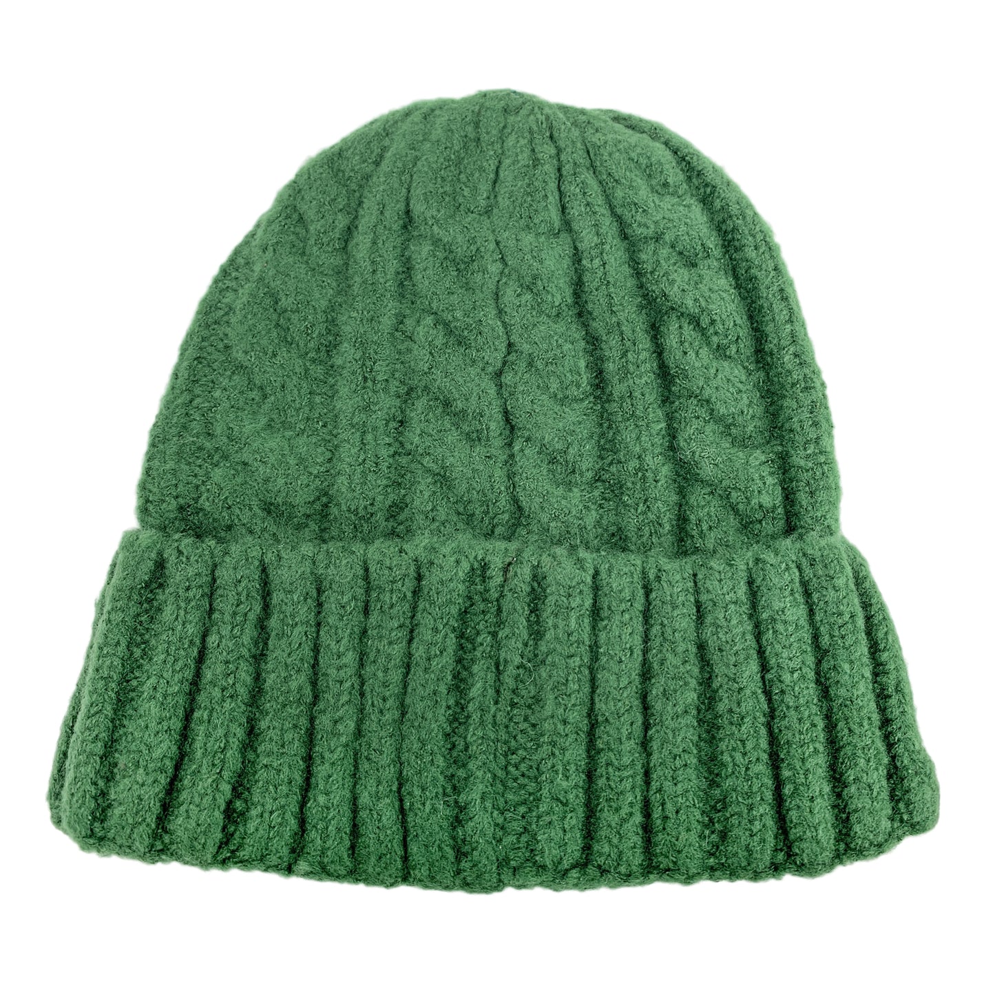 Empire Cove Winter Cable Knit Cuff Beanie-Black-
