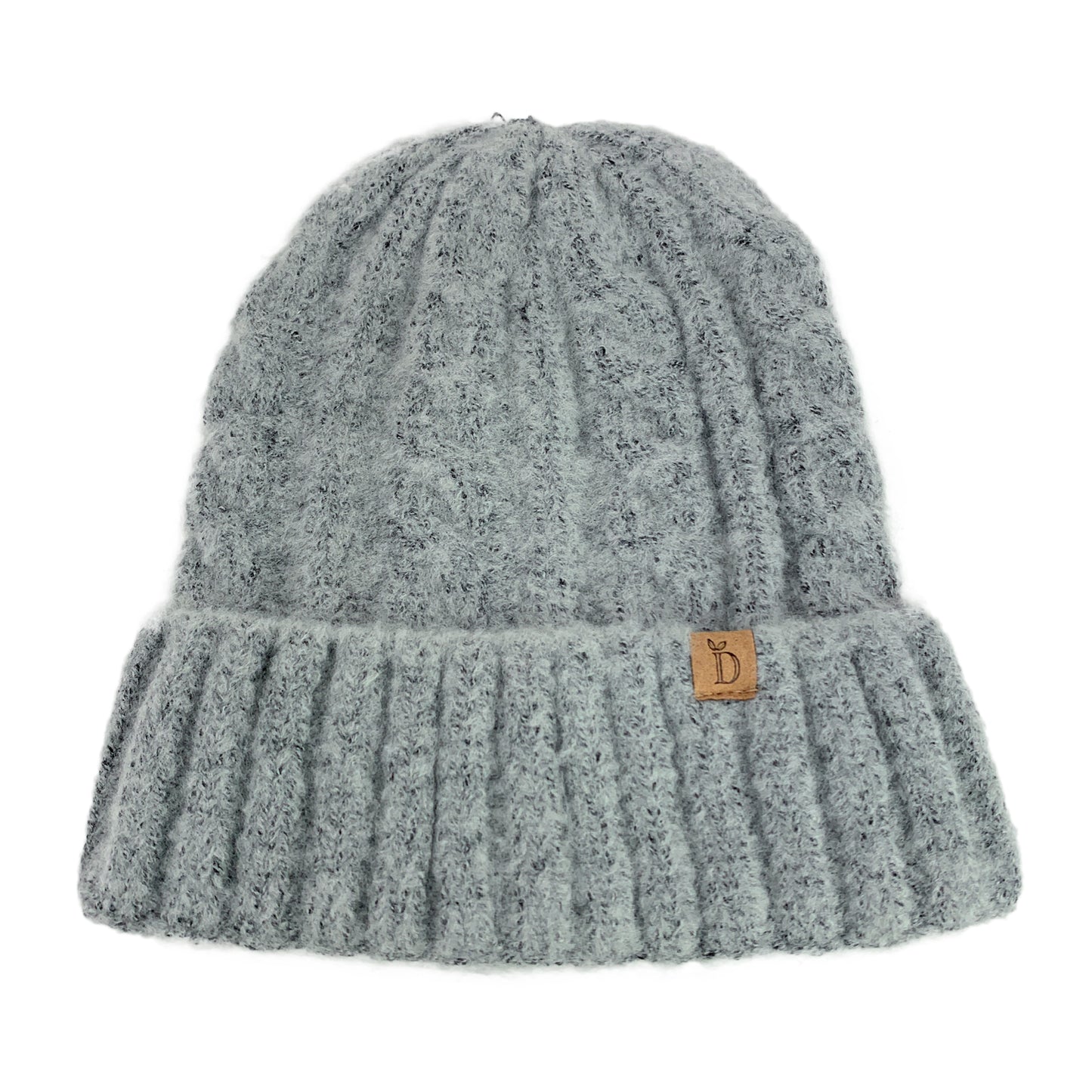 Empire Cove Winter Cable Knit Cuff Beanie-Black-