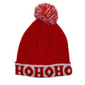 Empire Cove Winter Holiday Christmas Beanie with Yarn Pom Pom Holiday Gifts-Ho Ho Ho-