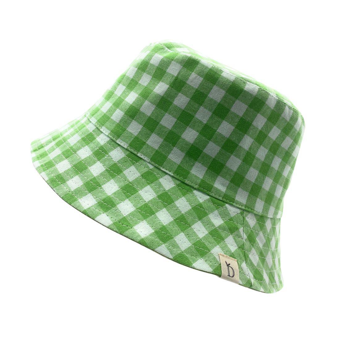 Empire Cove Checkered Tile Bucket Hat Reversible Fisherman Cap Women Men-Black-