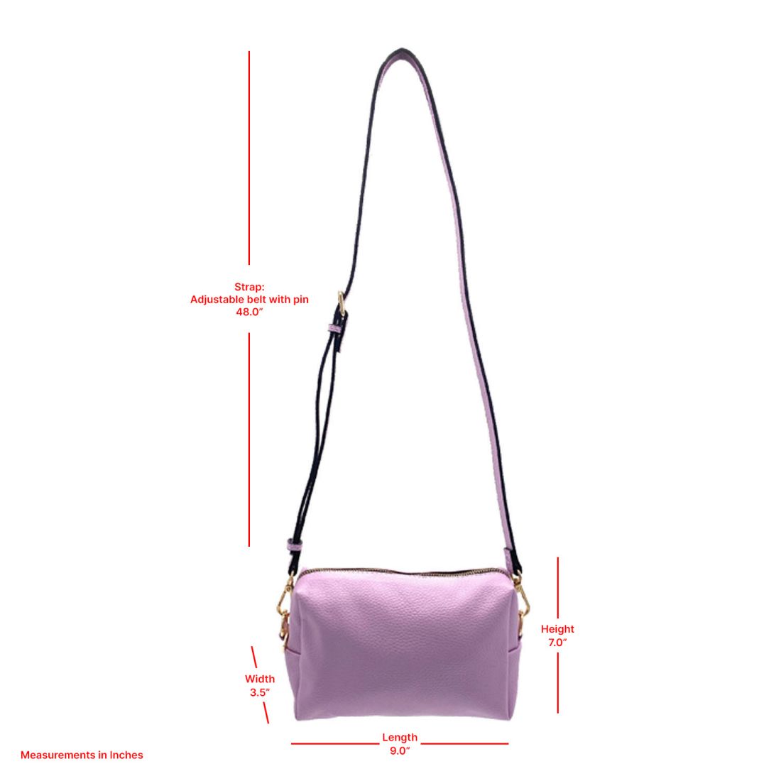 Empire Cove Faux Leather Crossbody Bag Purse Shoulder Handbag Messenger-Camel-