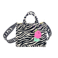 Empire Cove Stylish Mini Tote Bags with Tassels Purse Handbags Satchel Bag-Zebra-