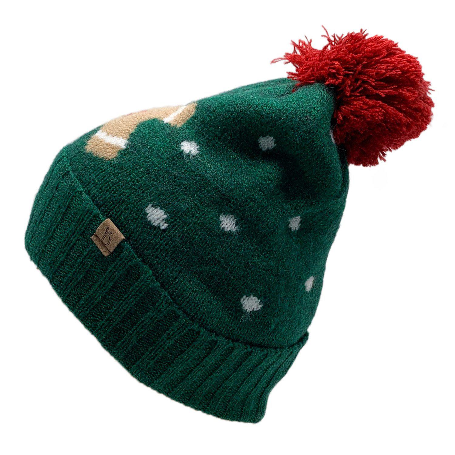 Empire Cove Winter Holiday Christmas Beanie with Yarn Pom Pom Holiday Gifts-Ho Ho Ho-