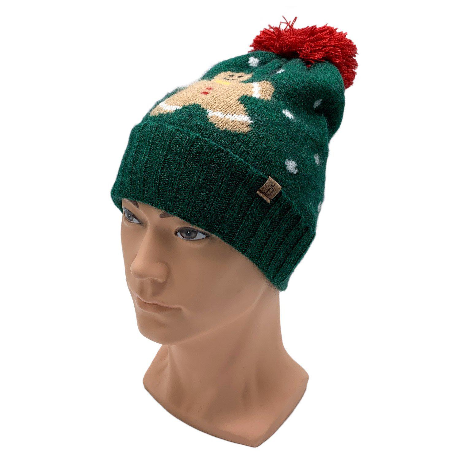 Empire Cove Winter Holiday Christmas Beanie with Yarn Pom Pom Holiday Gifts-Ho Ho Ho-