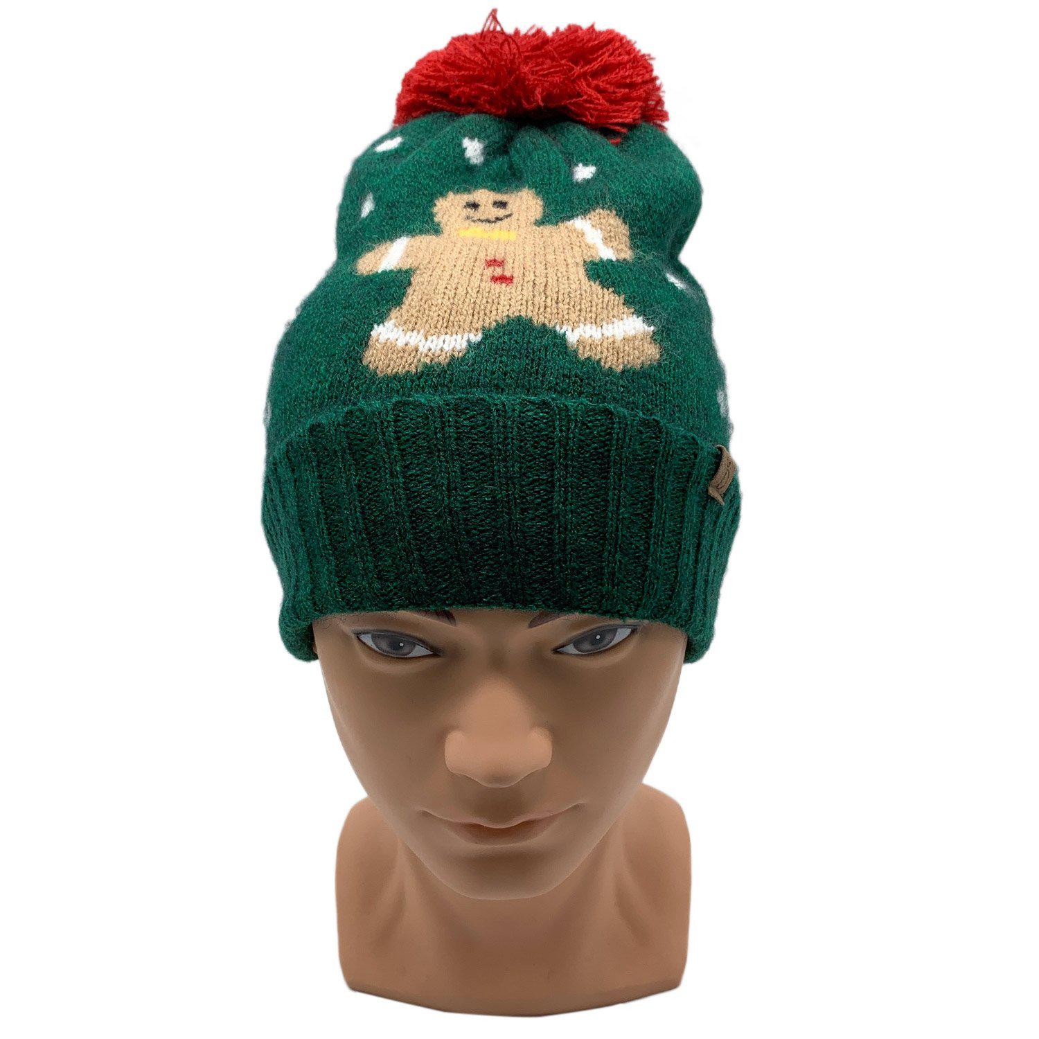 Empire Cove Winter Holiday Christmas Beanie with Yarn Pom Pom Holiday Gifts-Ho Ho Ho-