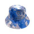 Empire Cove Tie Dye Ice Crumple Bucket Hat Reversible Fisherman Cap Women Men-Blue-
