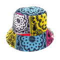 Empire Cove Paisley Bandana Design Bucket Hat Reversible Fisherman Cap Women Men-Mint-