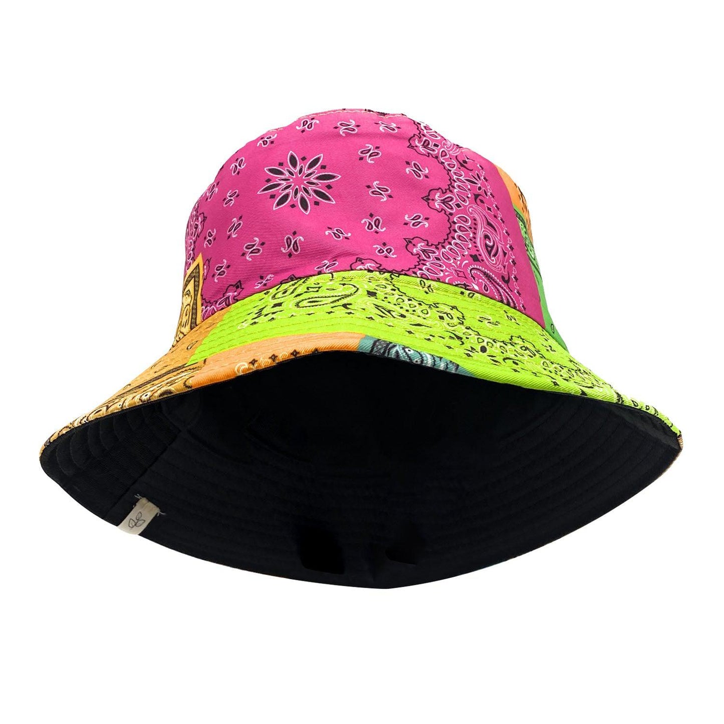 Empire Cove Paisley Bandana Design Bucket Hat Reversible Fisherman Cap Women Men-Mint-
