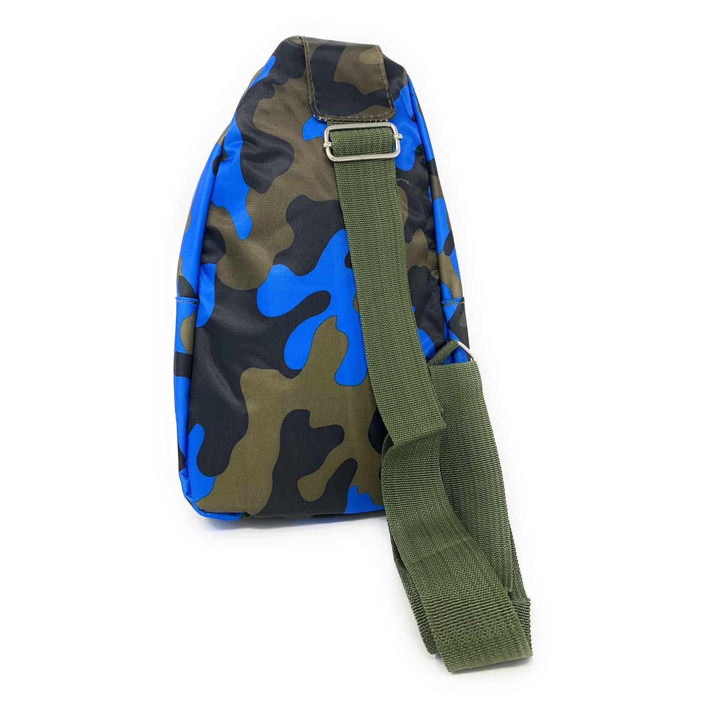 Empire Cove Camo Chest Crossbody Sling Shoulder Bag Backpack-Blue-