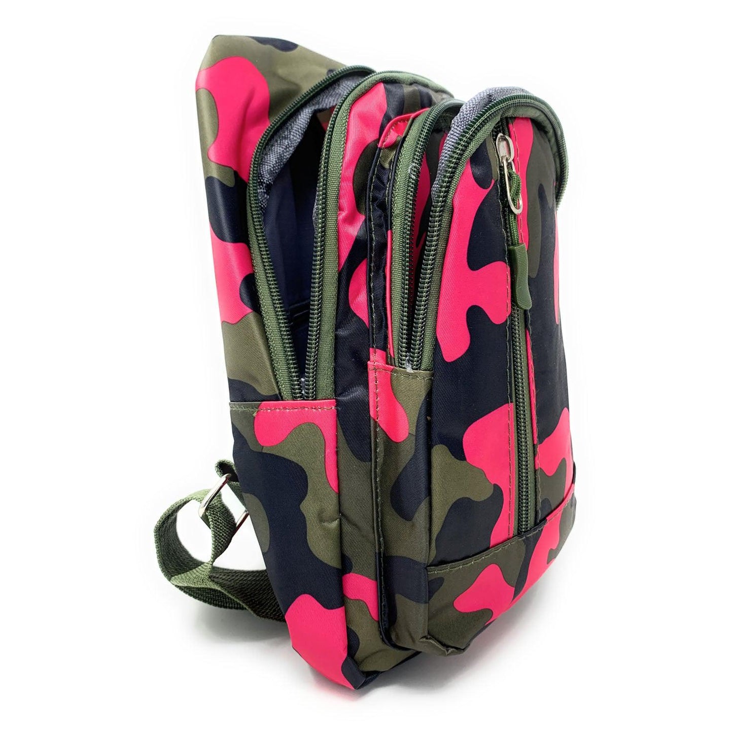 Empire Cove Camo Chest Crossbody Sling Shoulder Bag Backpack-Blue-