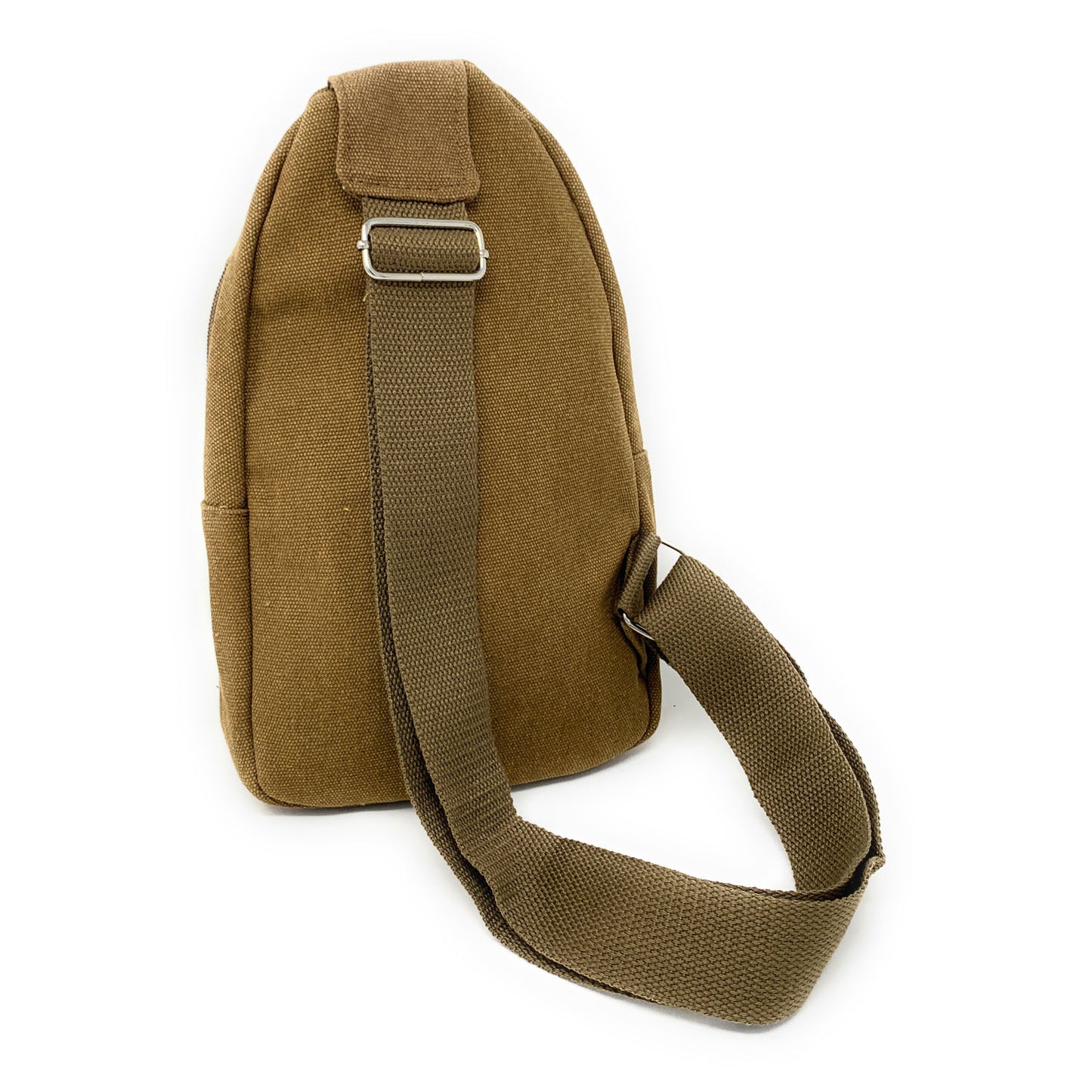 Empire Cove Canvas Cotton Crossbody Sling Bag Backpack Chest Shoulder Bag-Black-