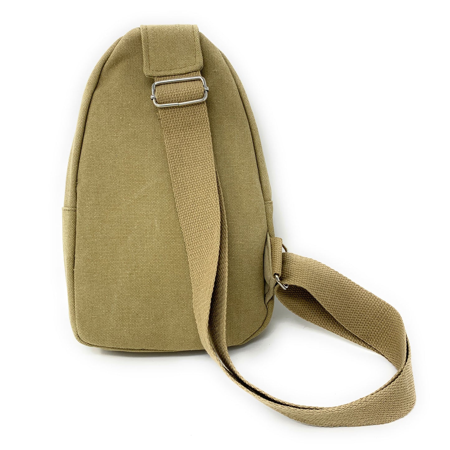 Empire Cove Canvas Cotton Crossbody Sling Bag Backpack Chest Shoulder Bag-Black-